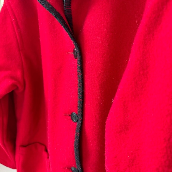 Woolrich Vintage Made in USA Oversized Wool Collared Button Down Coat, size L - Picture 7 of 9